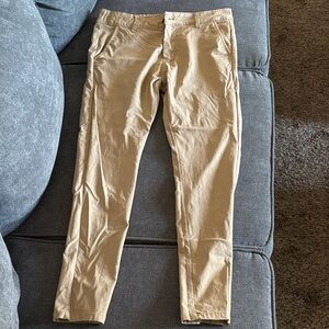 Tan slim fit chinos